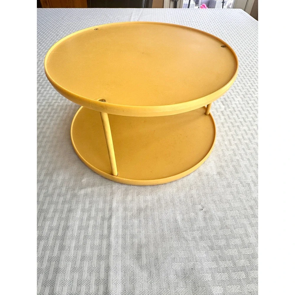 Vintage Tupperware Jel-Ring Mold Rubbermaid 2-Tier‎ Turntable Corning Ware Set